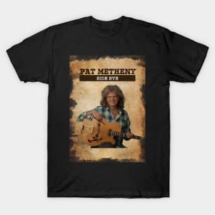 Vintage Old Paper 80s Style Pat Metheny // Side EYE T-Shirt